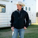 Jaqueta Masculina Concealed Carry Bonded Preta #MWJ1043014 - Cinch