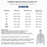 Camisa Masculina Classic Fit Western Manga Longa Roxa #MTW1103802 - Cinch