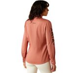 Camisa Ariat Feminina Team Kirby L. mahogany - 10053950