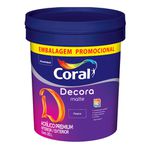 Acrílico Decora Matte Branco Neve Fosco - 20L