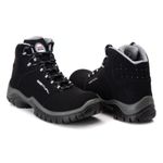 Bota de Segurança em Microfibra - Preto e Cinza - Estival - EN10073S2 - Bico de Composite - CA 42555