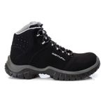 Bota de Segurança em Microfibra - Preto e Cinza - Estival - EN10073S2 - Bico de Composite - CA 42555