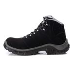 Bota de Segurança em Microfibra - Preto e Cinza - Estival - EN10073S2 - Bico de Composite - CA 42555
