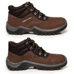 Bota de Segurança em Couro - Marrom* - Estival - WO10031S1 - CA 44591