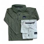 Camisa Polo Cinza