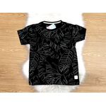 Camisa Preta Folhas
