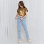 Calça Jeans Claro Reta