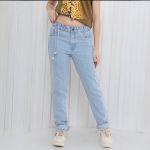 Calça Jeans Claro Reta