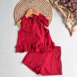 Conjunto Laço Vermelho