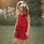 Conjunto Laço Vermelho