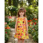 Vestido Alça Estampas Variadas