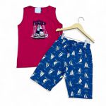 Conjunto Regata+Bermuda Moletinho