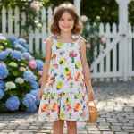 Vestido Alça Estampas Variadas