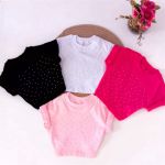 Cropped Brilho Preto