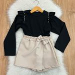 Blusa Preta Pérola