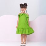 Vestido de alça linho Crú
