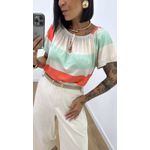 Blusa Ciganinha Laranja