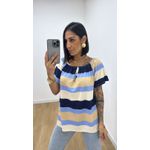 Blusa Ciganinha Azul Claro