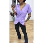 Blusa Cruzada Lavanda