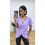 Blusa Cruzada Lavanda