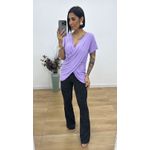 Blusa Cruzada Lavanda