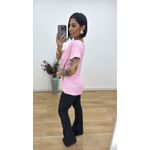 Blusa Cruzada Rosa Bebe