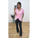Blusa Cruzada Rosa Bebe