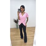 Blusa Cruzada Rosa Bebe