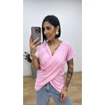 Blusa Cruzada Rosa Bebe