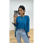 Blusa Mullet Petróleo