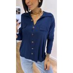 Camisa Thaís Azul Marinho