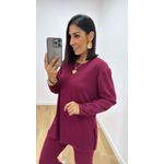 Conjunto Isis Vinho
