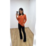 Blusa Selma Canelada Telha