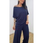 Conjunto Jaque Azul Marinho