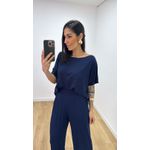 Conjunto Jaque Azul Marinho