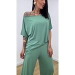 Conjunto Jaque Verde Menta