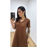 Vestido Vilma Marrom