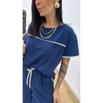 Conjunto Sabrina Azul Marinho