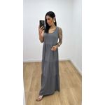 Vestido Francine Grafite