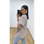 Camisa Iracema Marrom/Branca