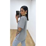 Camisa Iracema Preta/Branca