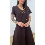 Vestido Norma Marrom