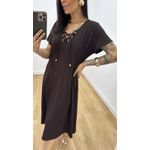 Vestido Norma Marrom