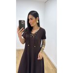 Vestido Norma Marrom