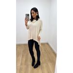 Blusa Ingrid Bassi Nude Claro