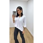 Blusa Selma Canelada 2 Branca