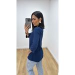 Blusa Selma Canelada 2 Azul