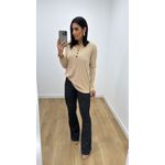 Blusa Selma Canelada Nude