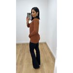 Blusa Selma Canelada Caramelo