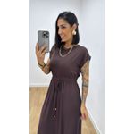 Vestido Toquio Marrom